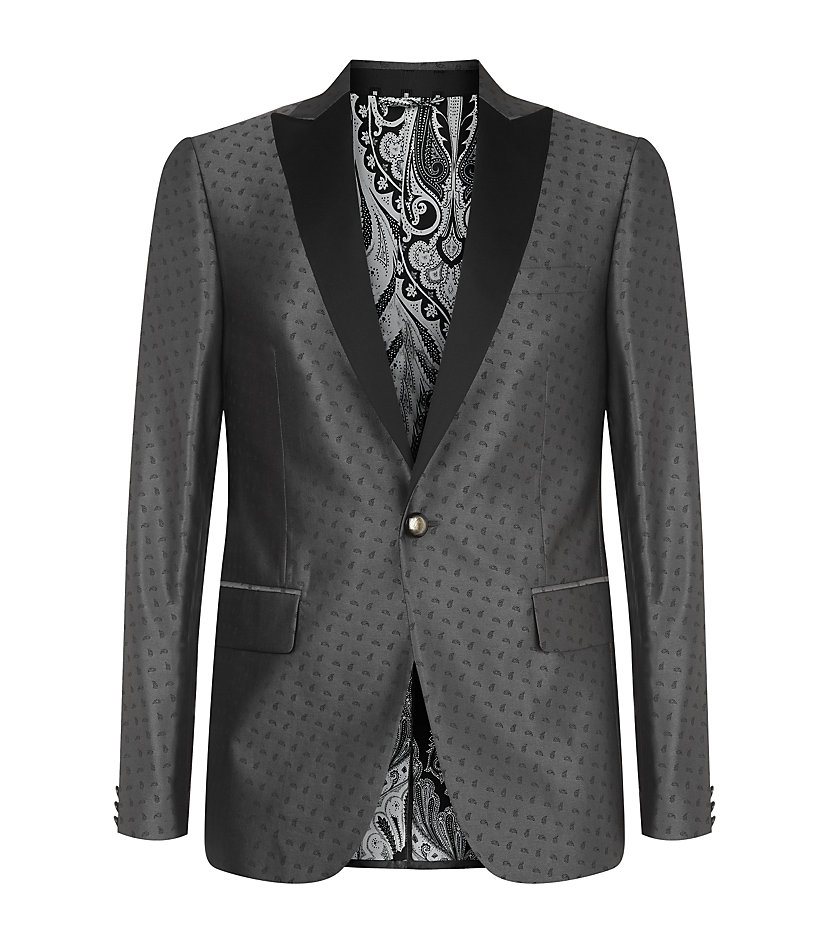 Etro Paisley Tuxedo Jacket in Metallic for Men | Lyst