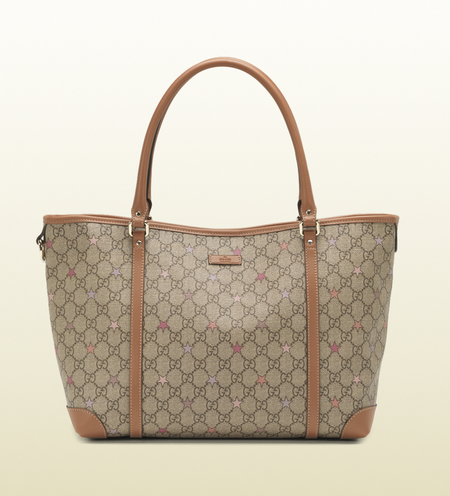 Gucci Large Gg Supreme Canvas Tote with Pouch in Beige | Lyst
