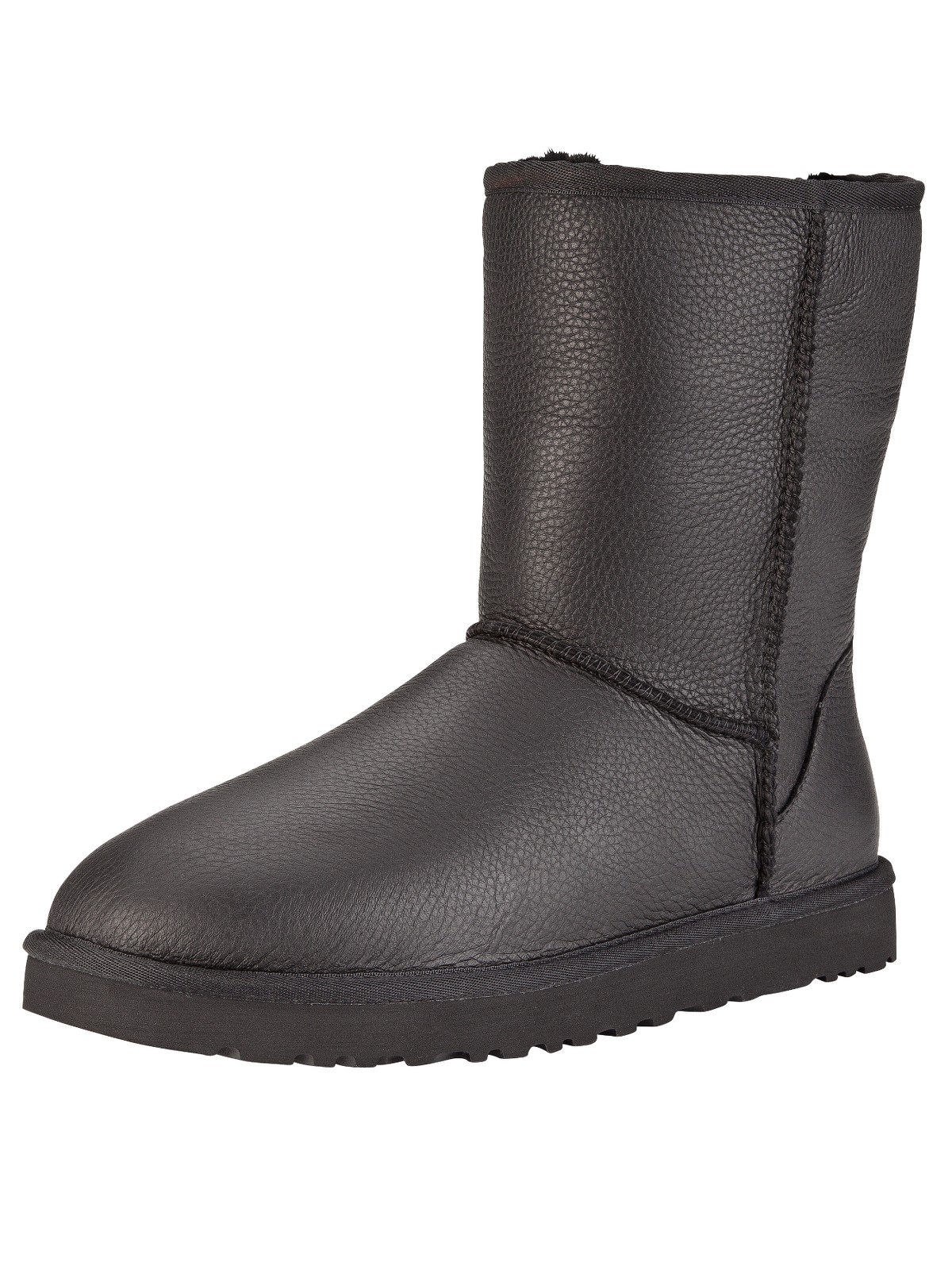 Ugg Ugg Australia Classic Short Leather Boots in Black | Lyst