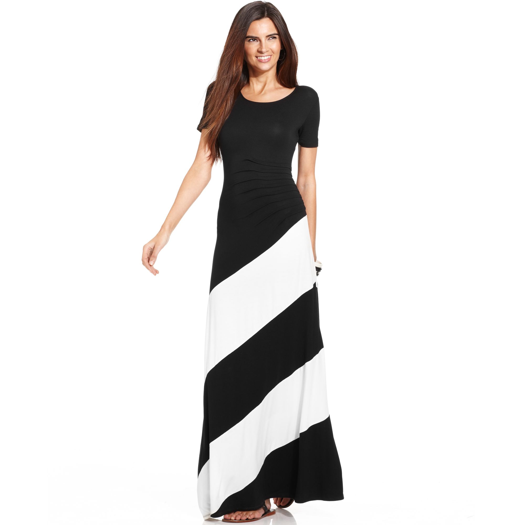 White Ruched One Shoulder Maxi Dress | PrettyLittleThing USA