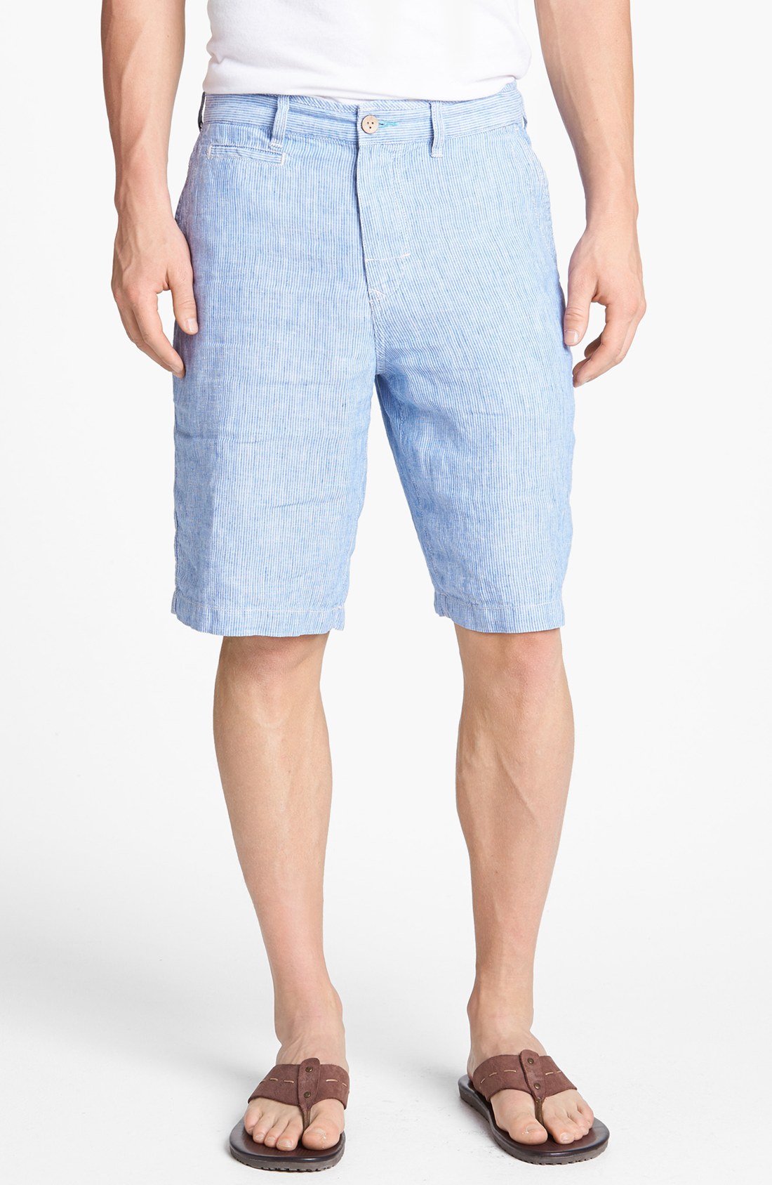 Tommy bahama Line Of The Times Linen Shorts in Blue for Men | Lyst
