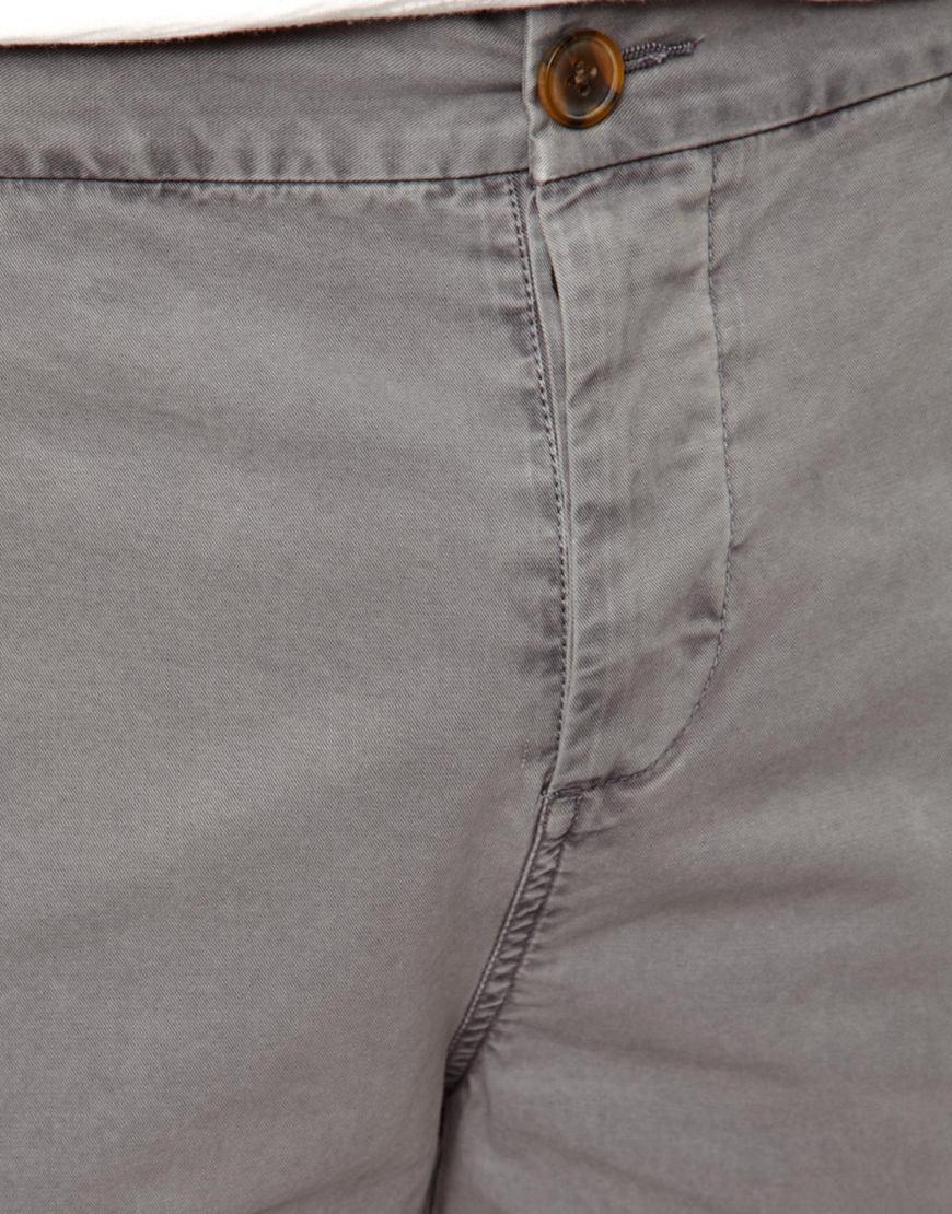 mens longer length chino shorts