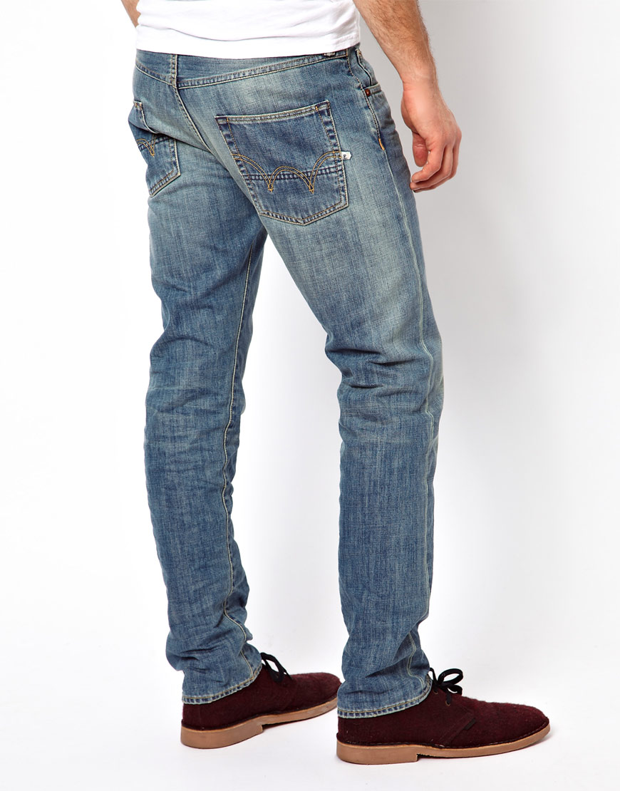 Lyst - Edwin Jeans Ed-55 Relaxed Tapered Bronco Wash in Blue for Men