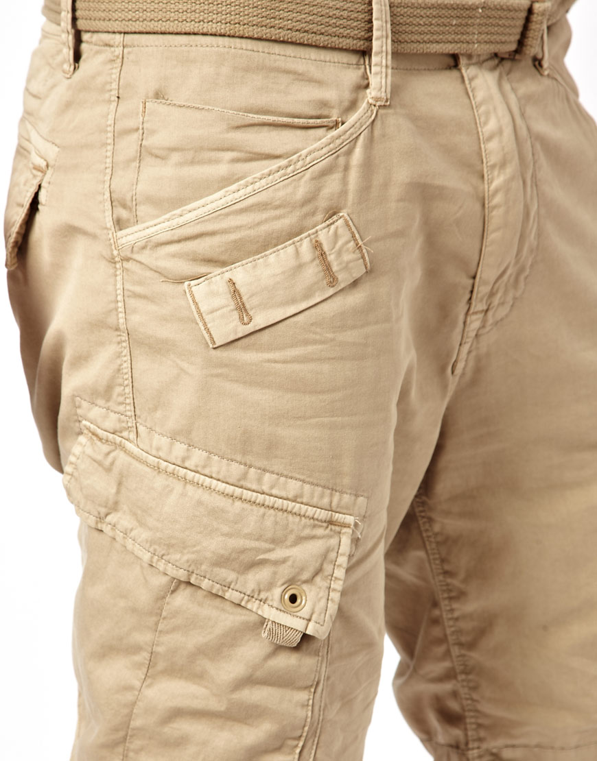 G-star raw G Star Cargo Shorts Rovic Loose with Belt in