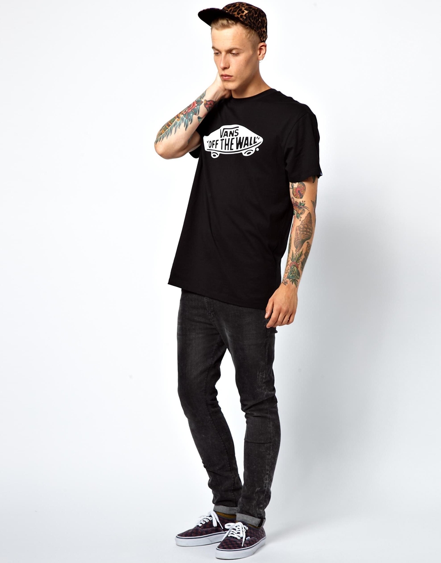 black vans tshirt