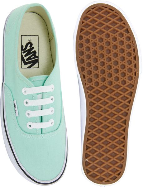 Vans Authentic Mint Trainers in Green (Mint) | Lyst