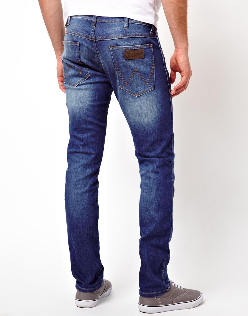 wrangler tapered jeans