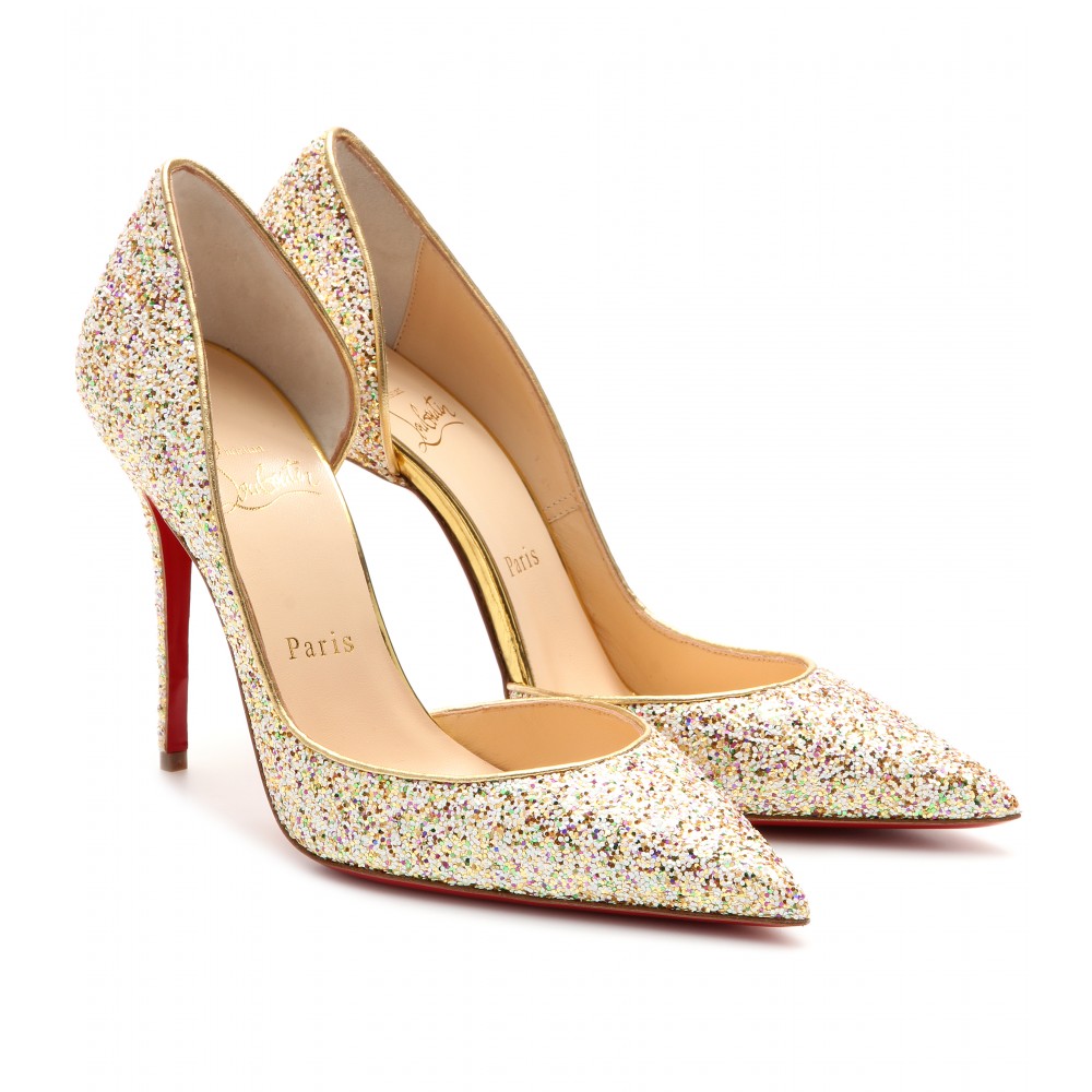 christian louboutin iriza glitter pumps christian louboutin iriza glitter pumps
