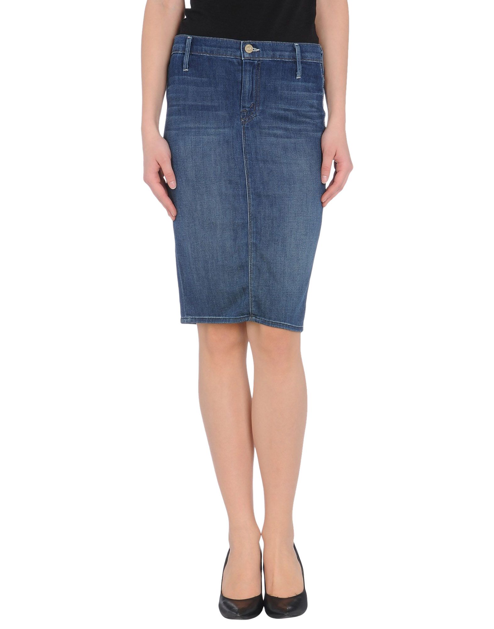 Mother Denim Skirt in Blue | Lyst