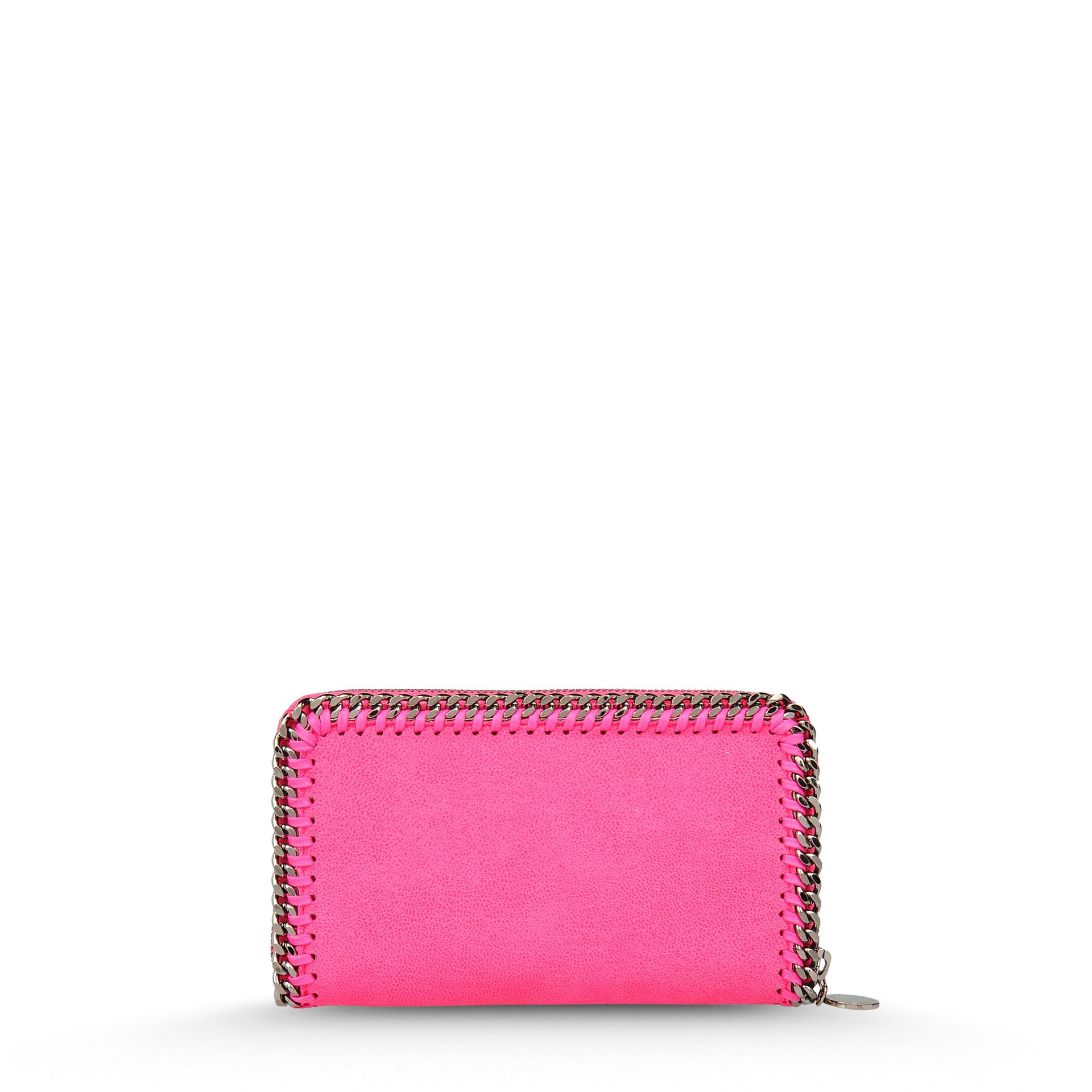 Lyst - Stella Mccartney Falabella Shaggy Deer Zip Wallet in Pink