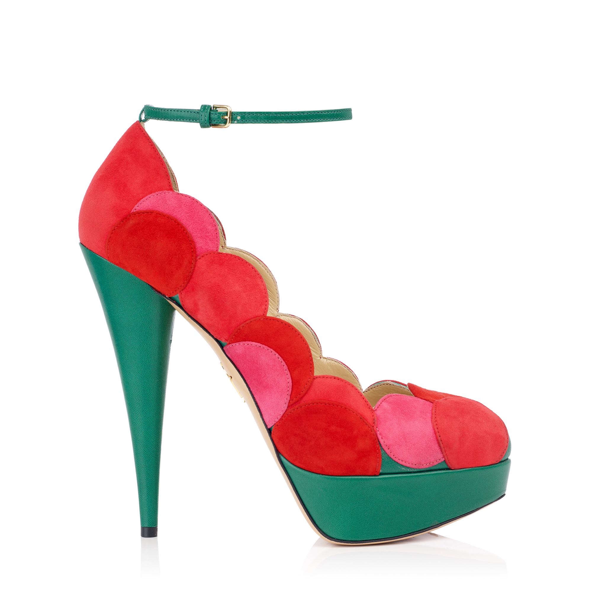 Charlotte Olympia You Scream in Red - Lyst