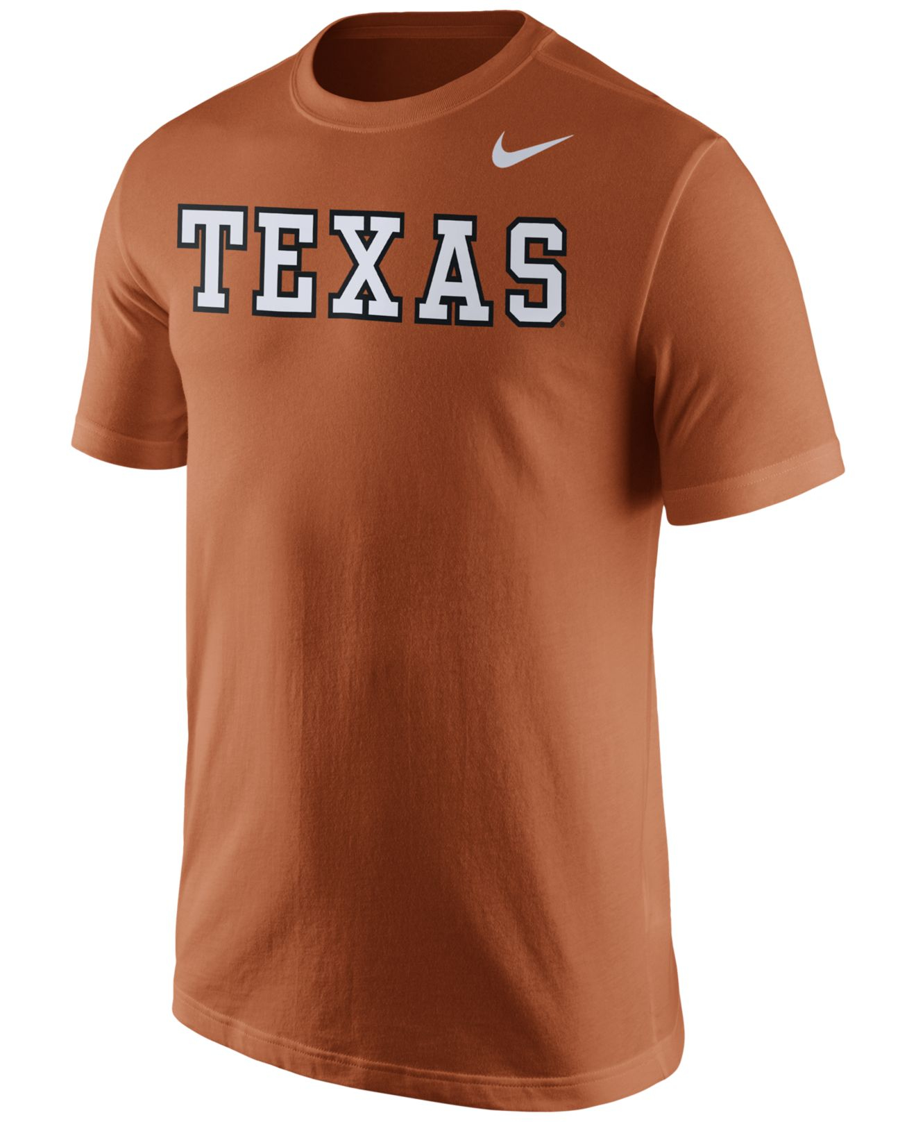 Lyst - Nike Men's Texas Longhorns Wordmark T-shirt in Orange for Men