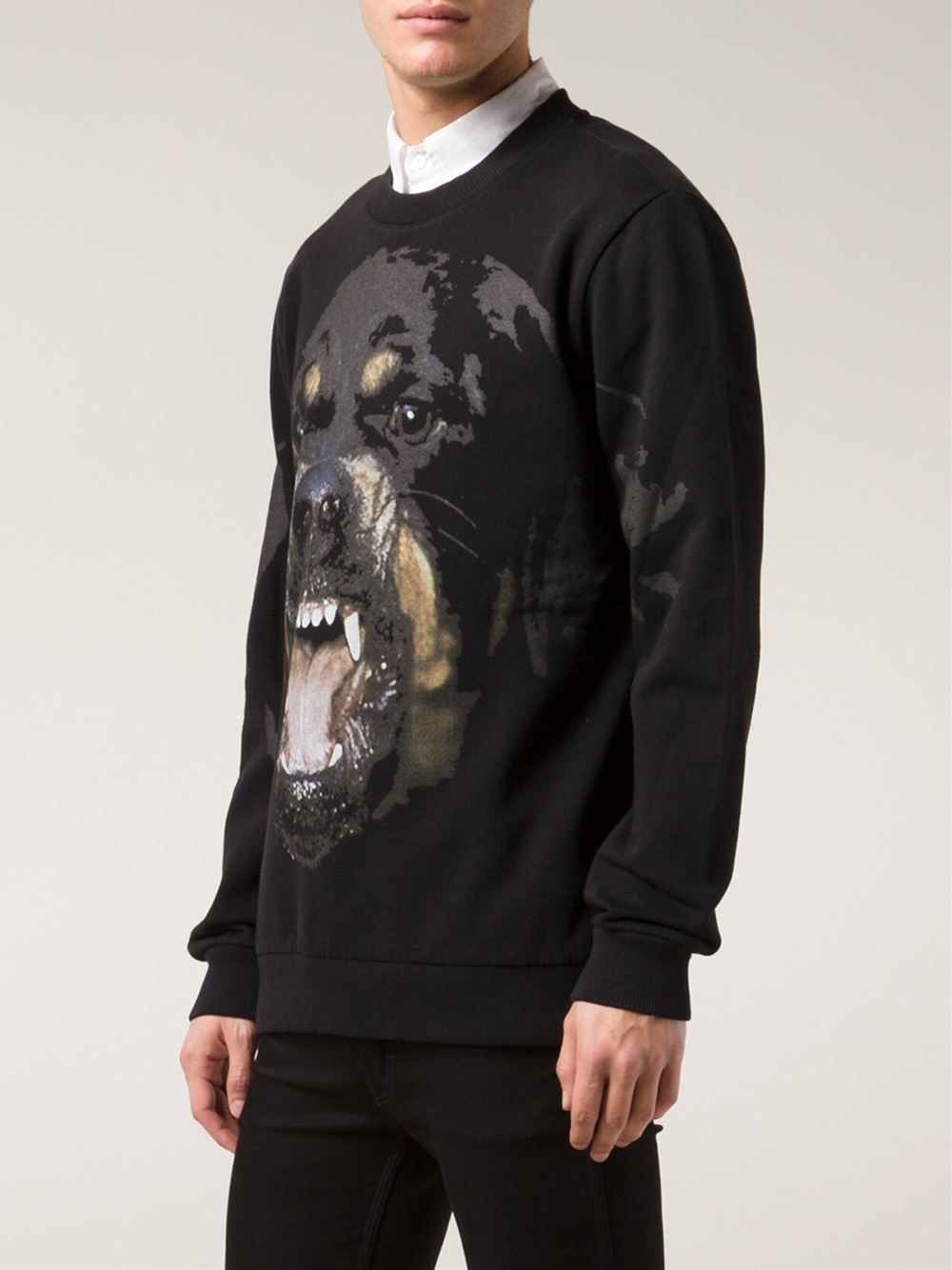 Lyst - Givenchy Rottweiler Print Sweatshirt in Black for Men