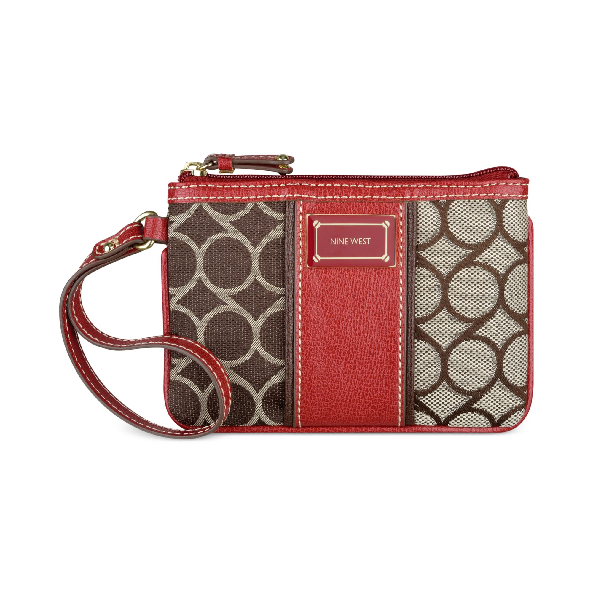 nine west floral wristlet