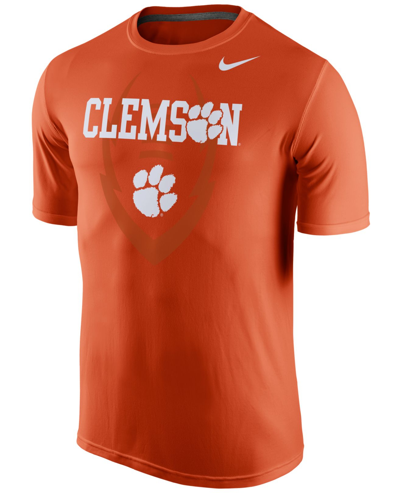 orange nike dri fit t shirt