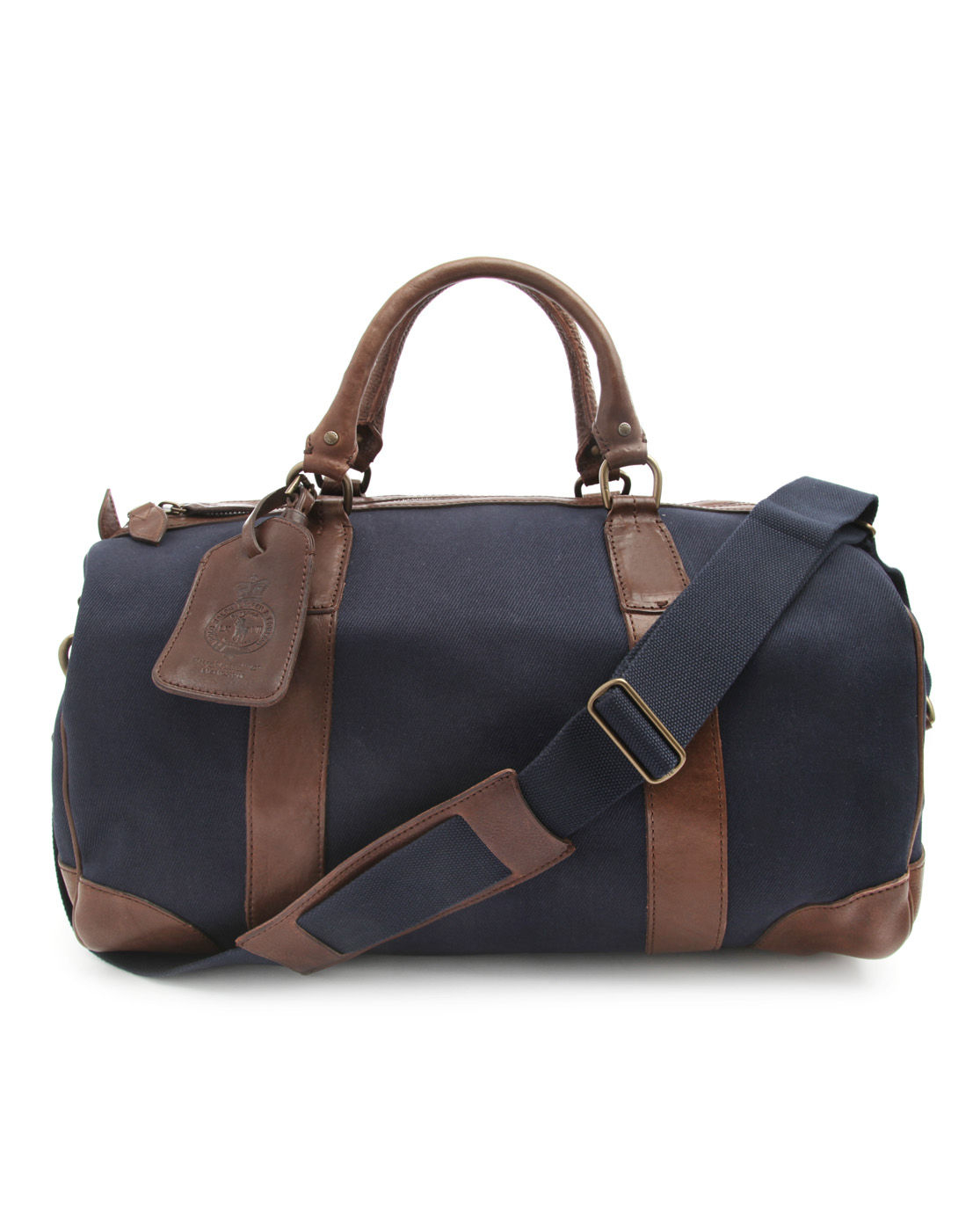 ralph lauren navy tote bag