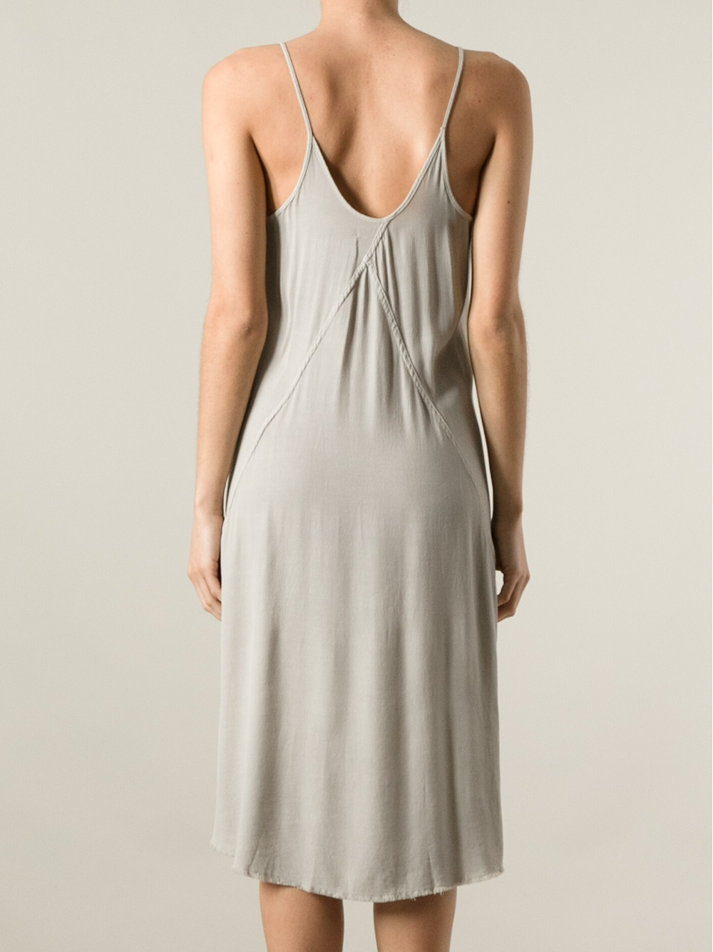 Lost & found Slip Dress in Beige (nude & neutrals) Lyst