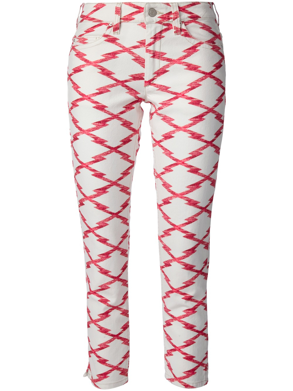 Lyst - Étoile Isabel Marant Nessa Jeans in Red