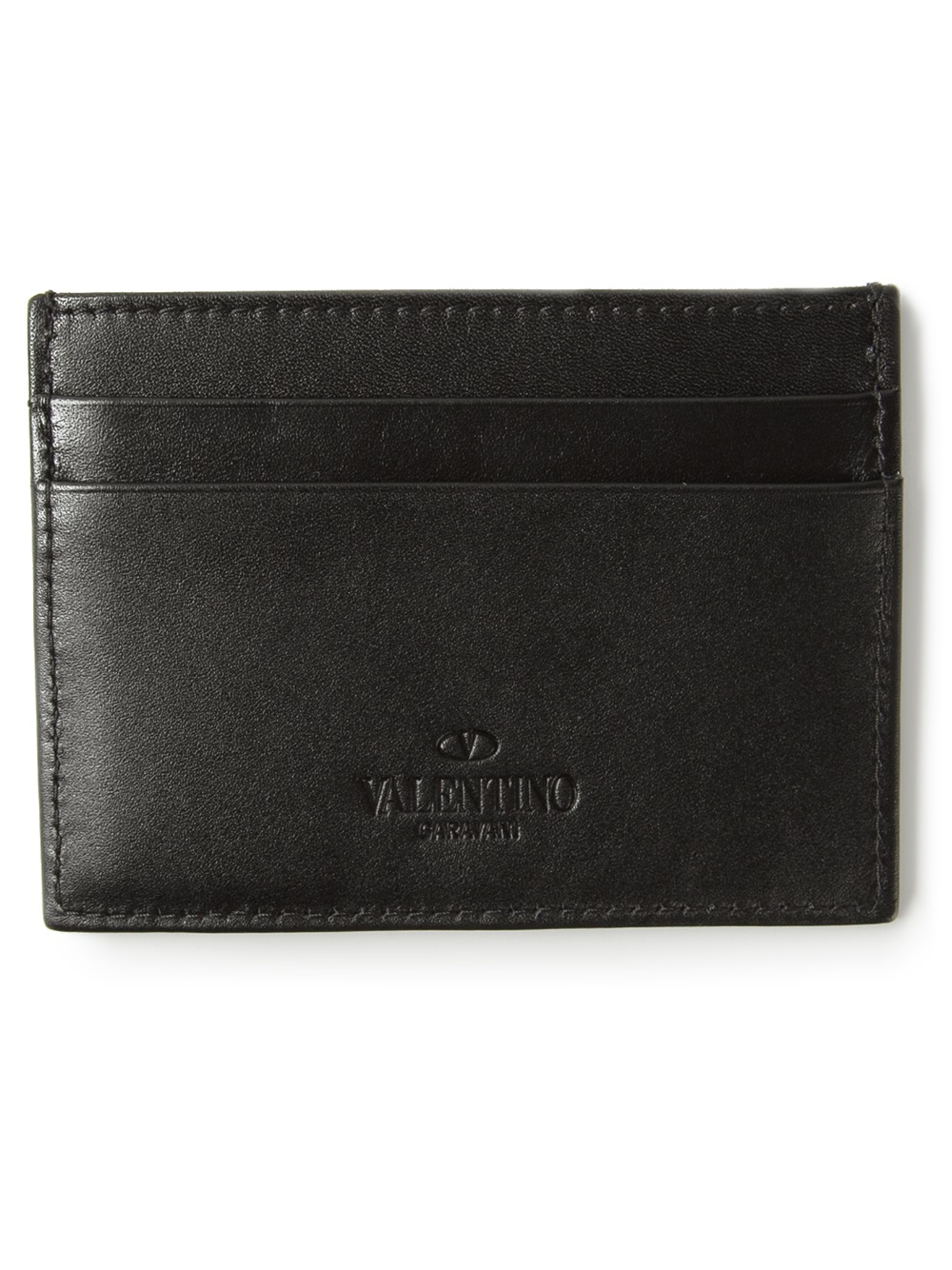 Lyst - Valentino Camouflage Card Holder in Black for Men