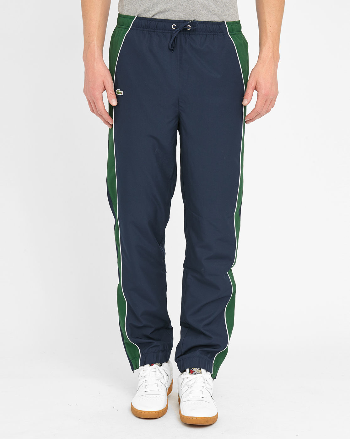 mens navy lacoste joggers