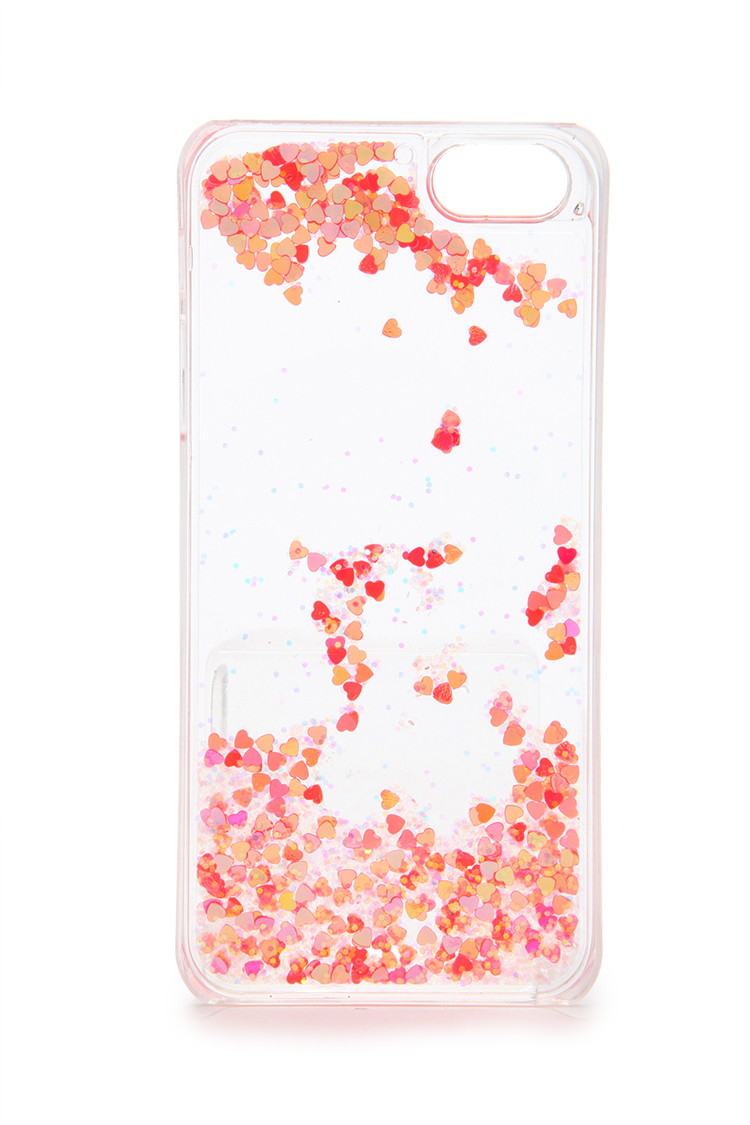 iphone 11 cases dior 5 Lyst Iphone For  Forever Pink 21  Case Heart Glitter in