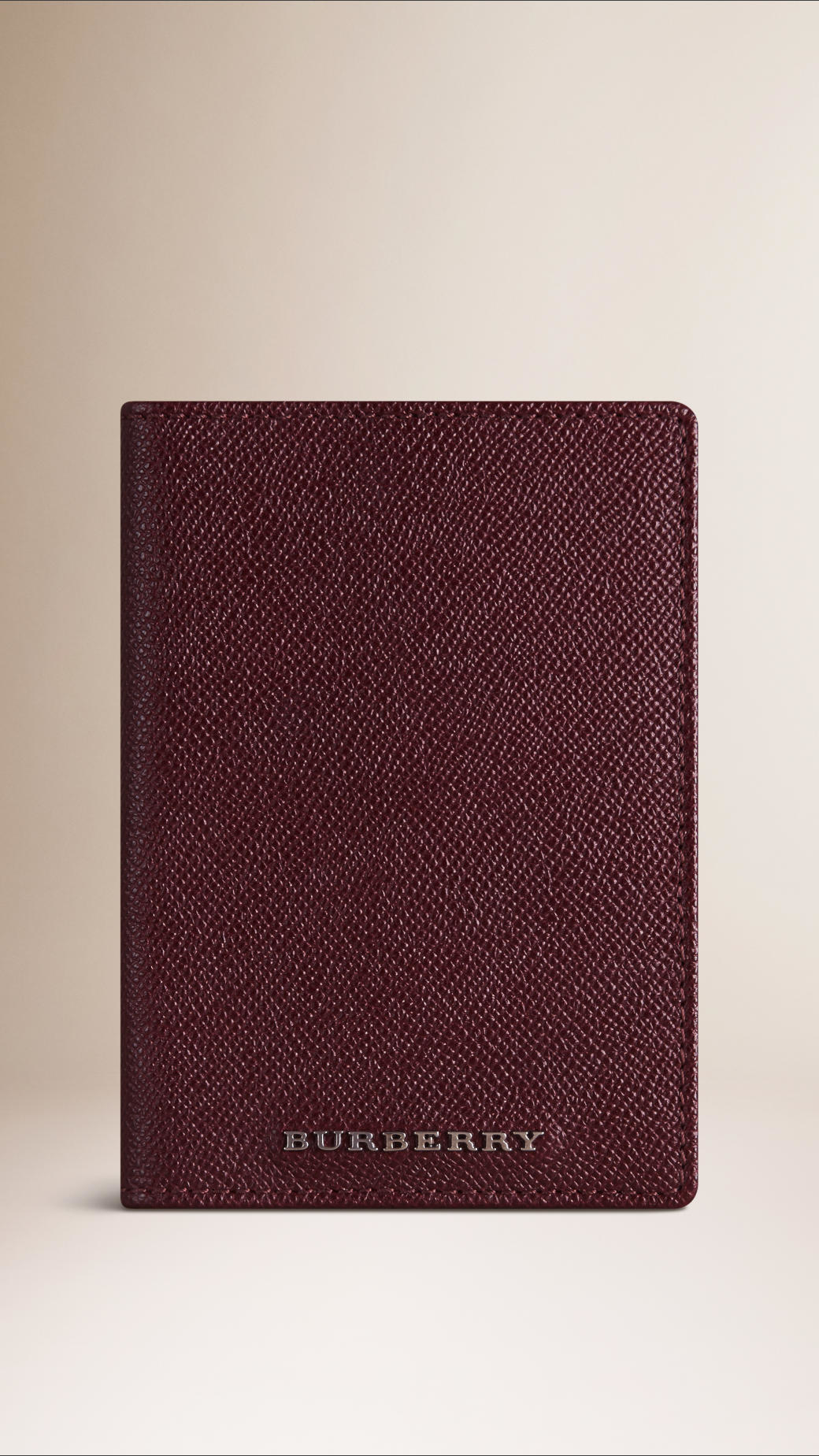 Burberry sport London Leather Passport Cover in Purple Lyst