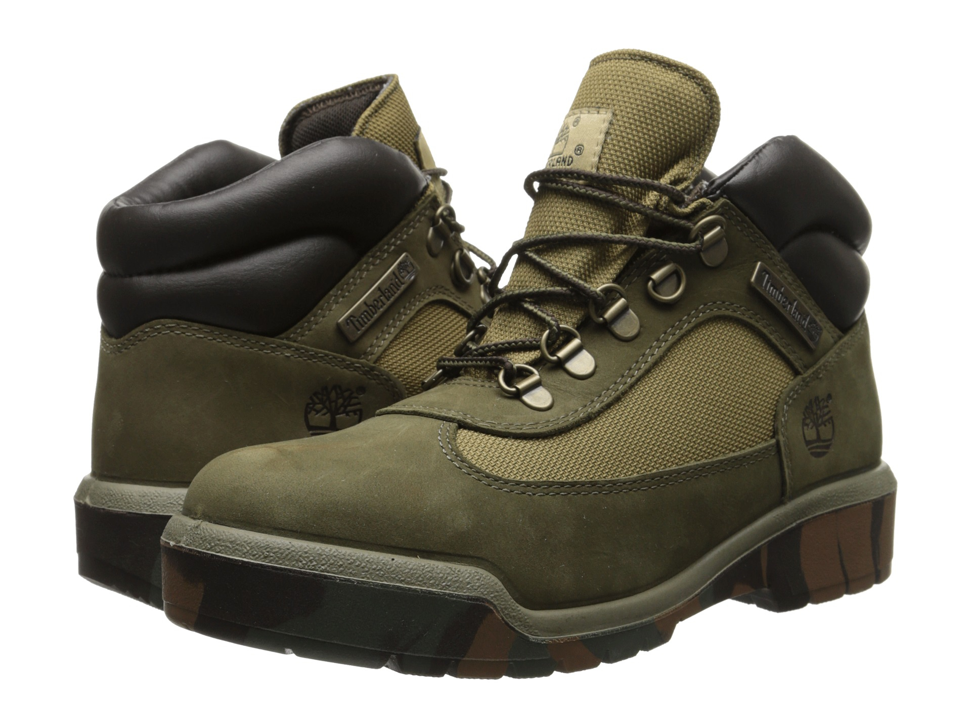 timberland field boots olive