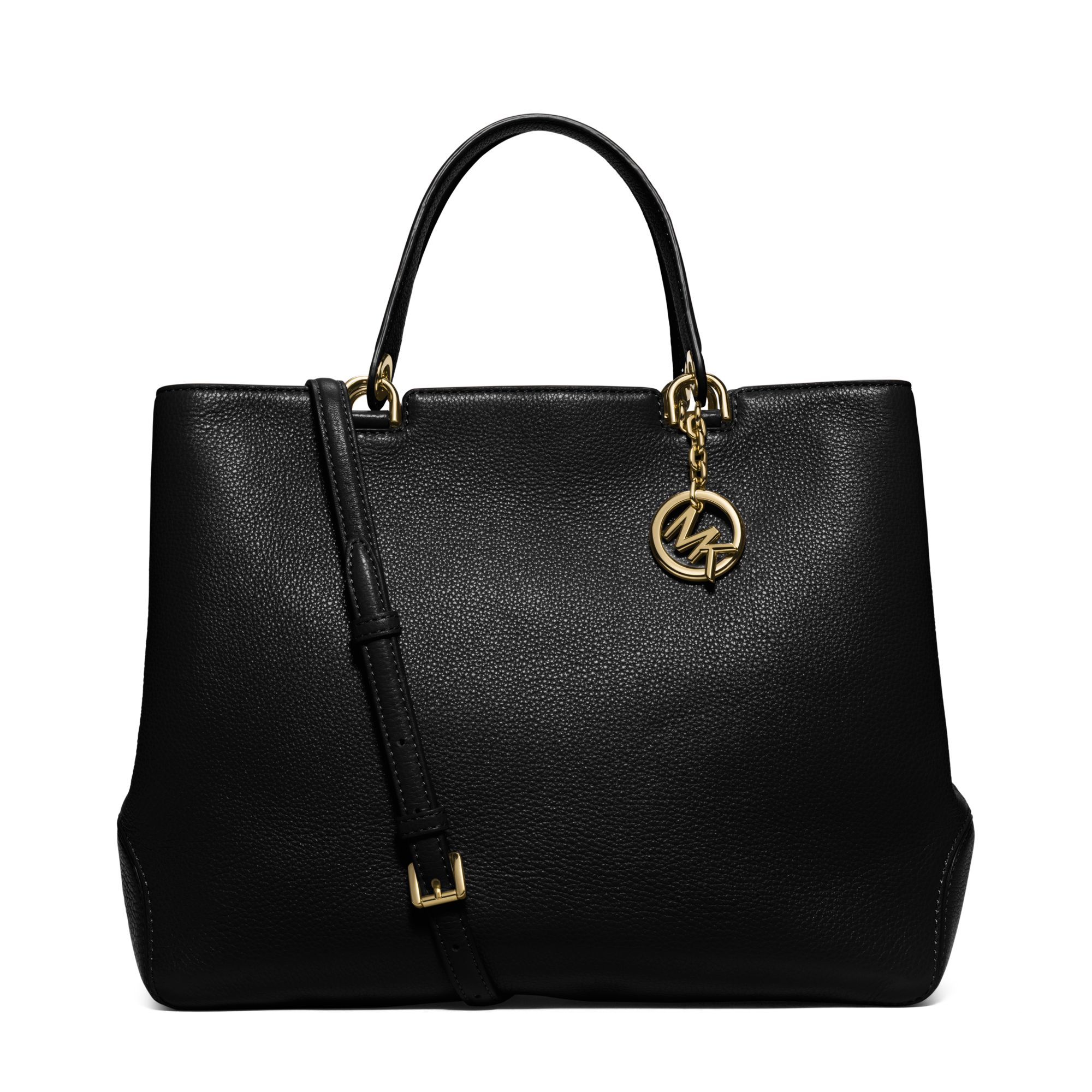 Lyst - Michael kors Anabelle Extra-large Leather Tote in Black