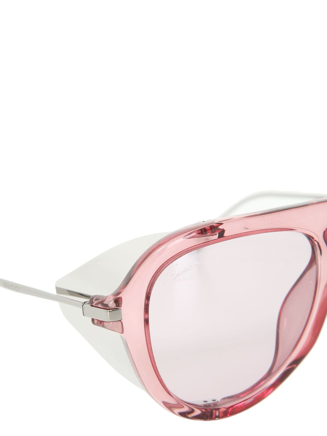 gucci pink aviator sunglasses