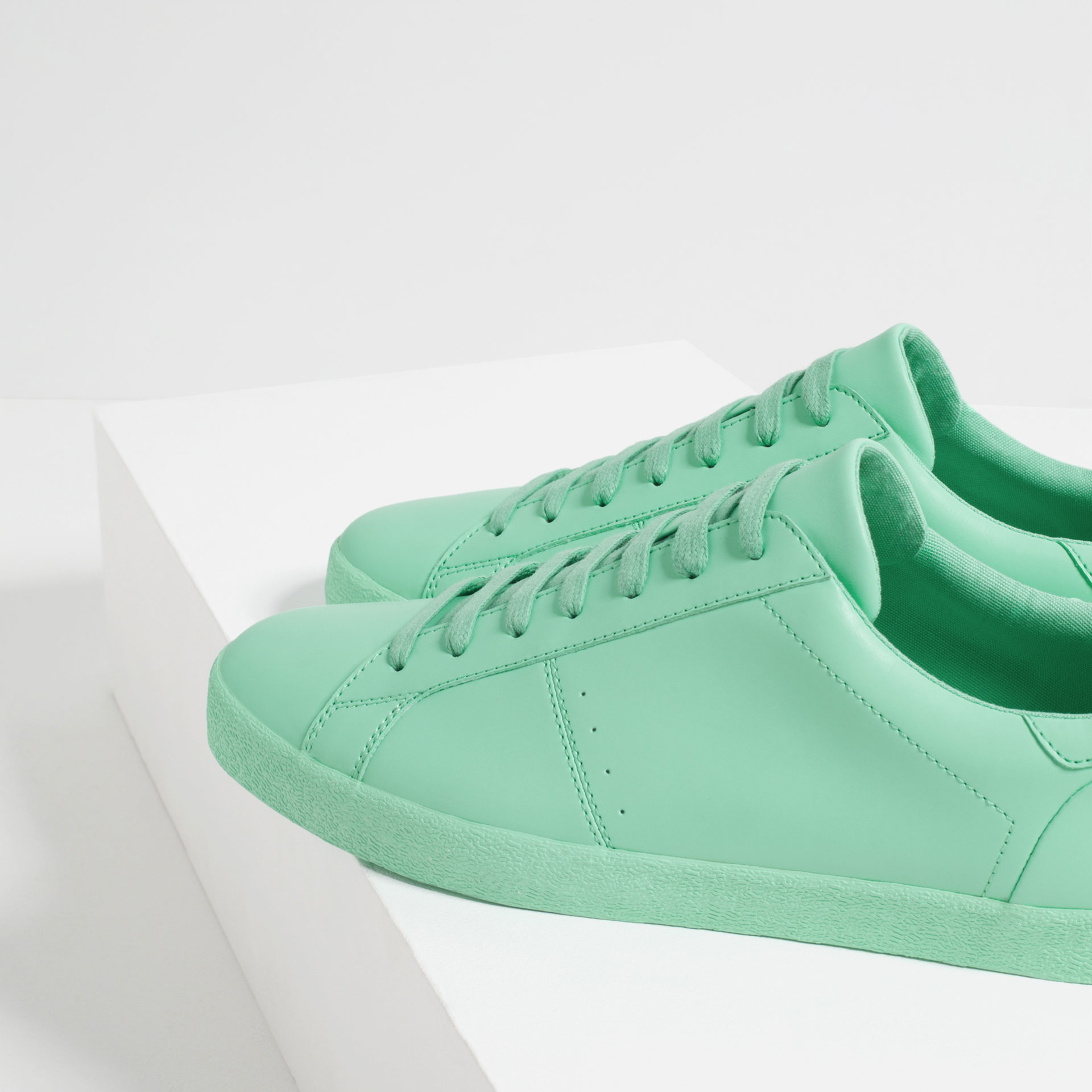 Zara Green Sneakers in Green for Men Lyst