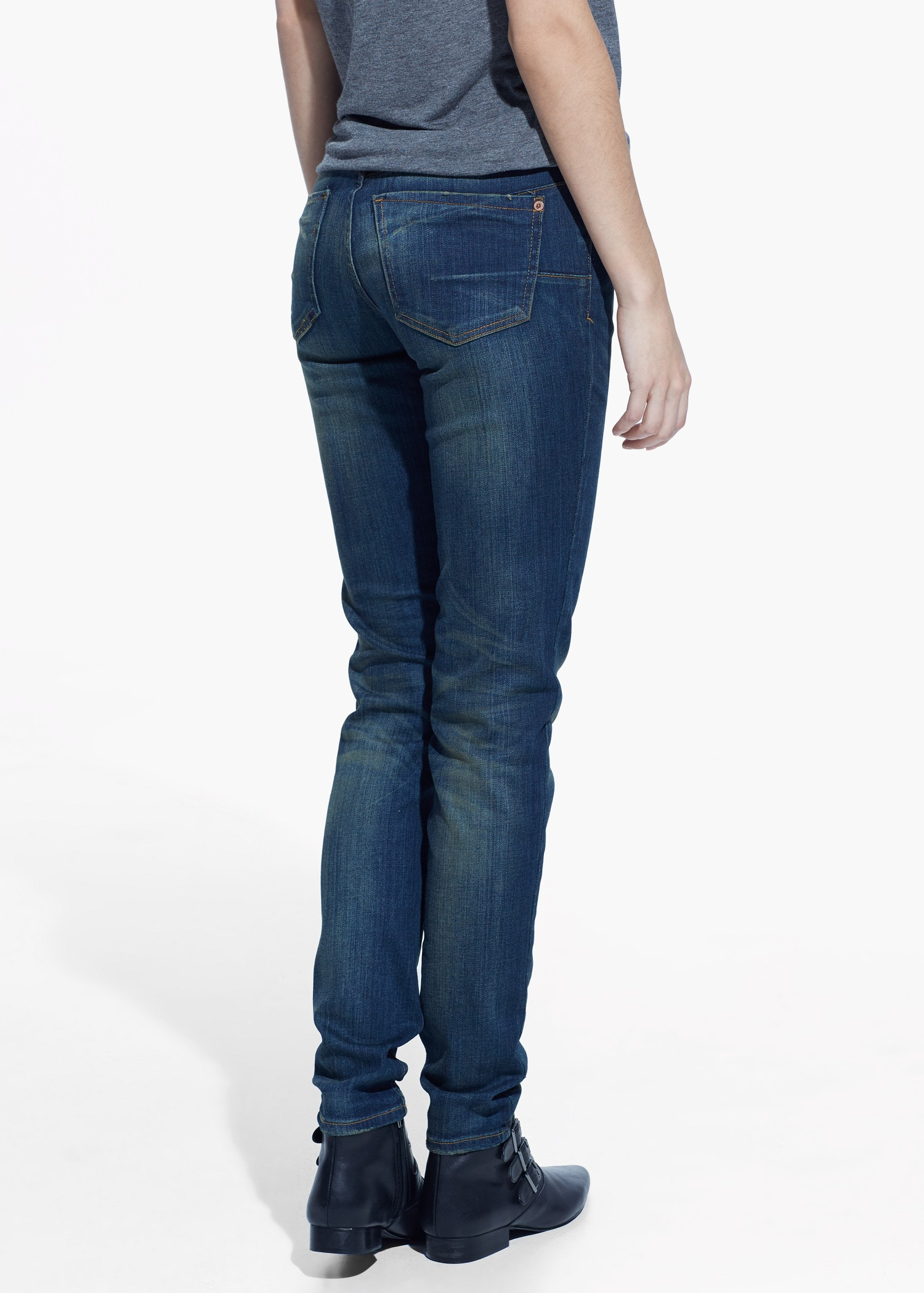 Mango Push-Up Uptown Jeans in Blue | Lyst