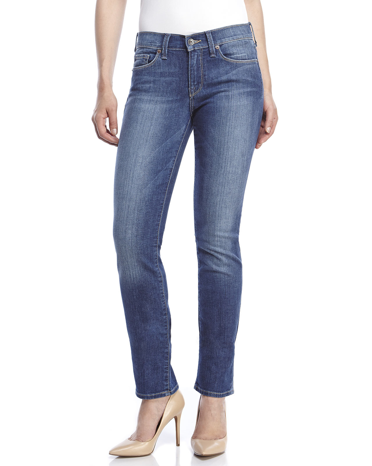 Lyst - Lucky brand Sofia Straight Leg Jeans in Blue