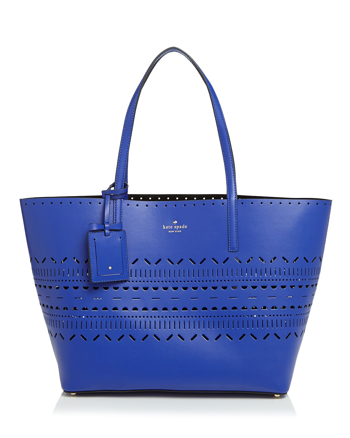 kate spade blue sparkle tote