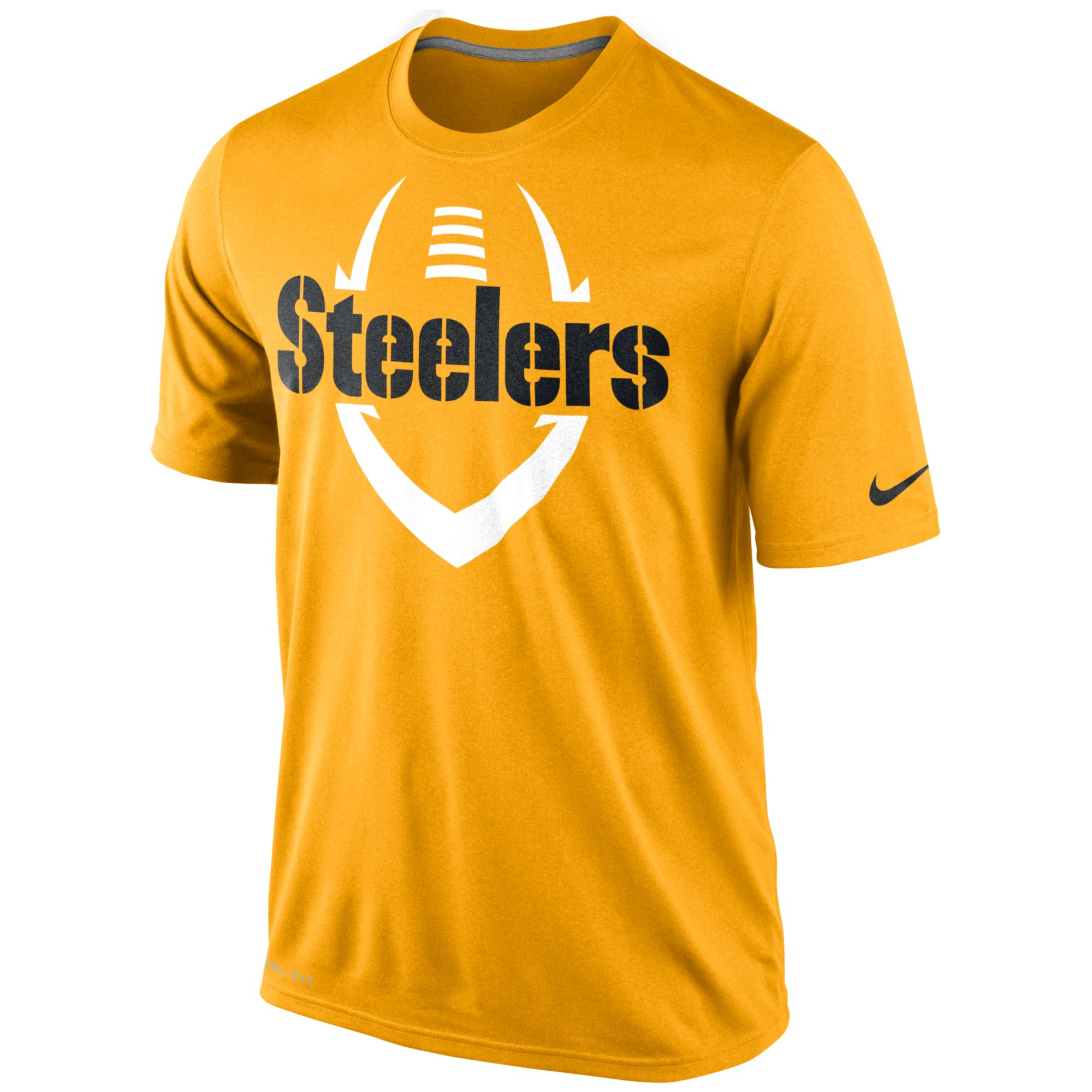Lyst - Nike Mens Shortsleeve Pittsburgh Steelers Tshirt in Yellow for Men