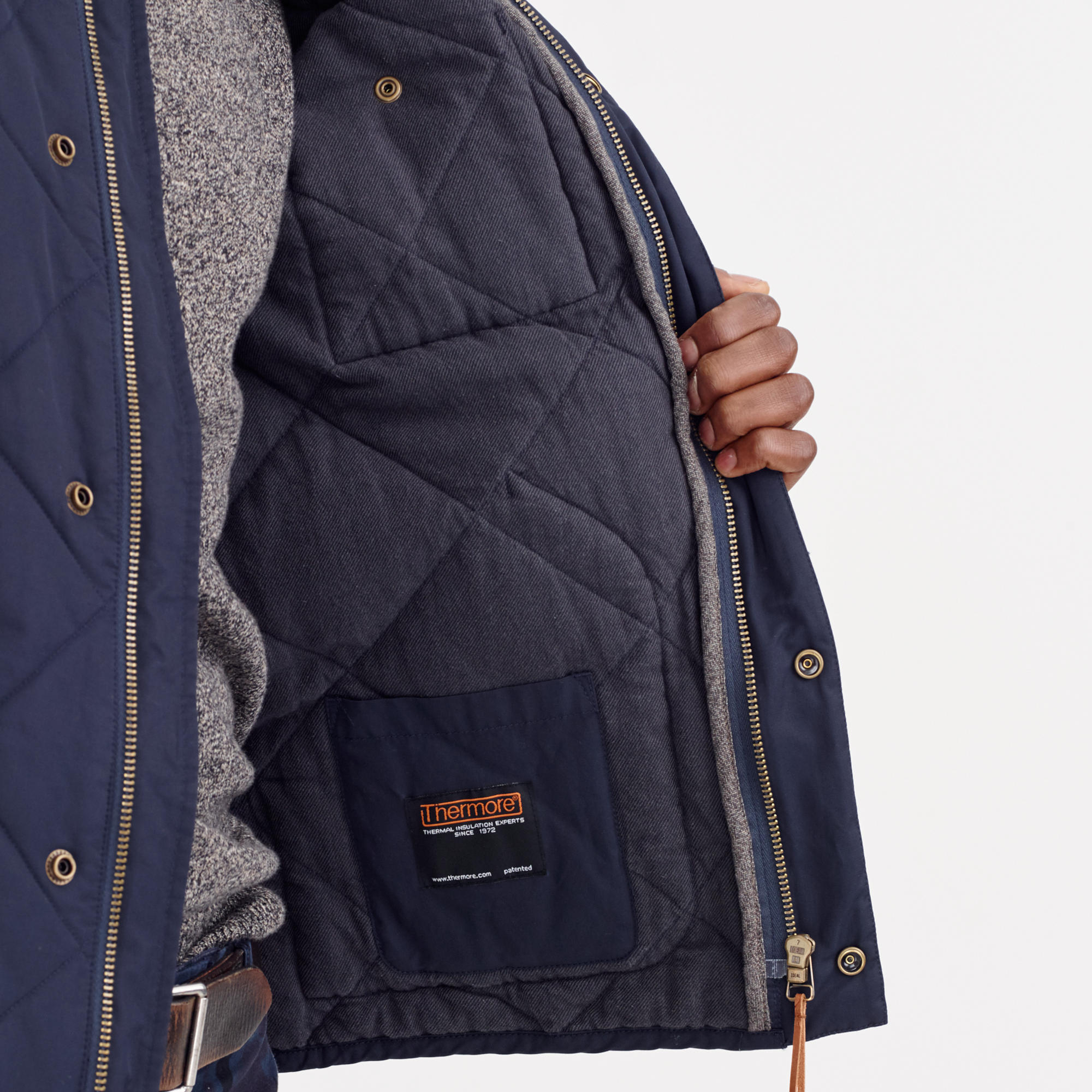 J.crew Sussex Quilted Jacket in Blue for Men Lyst