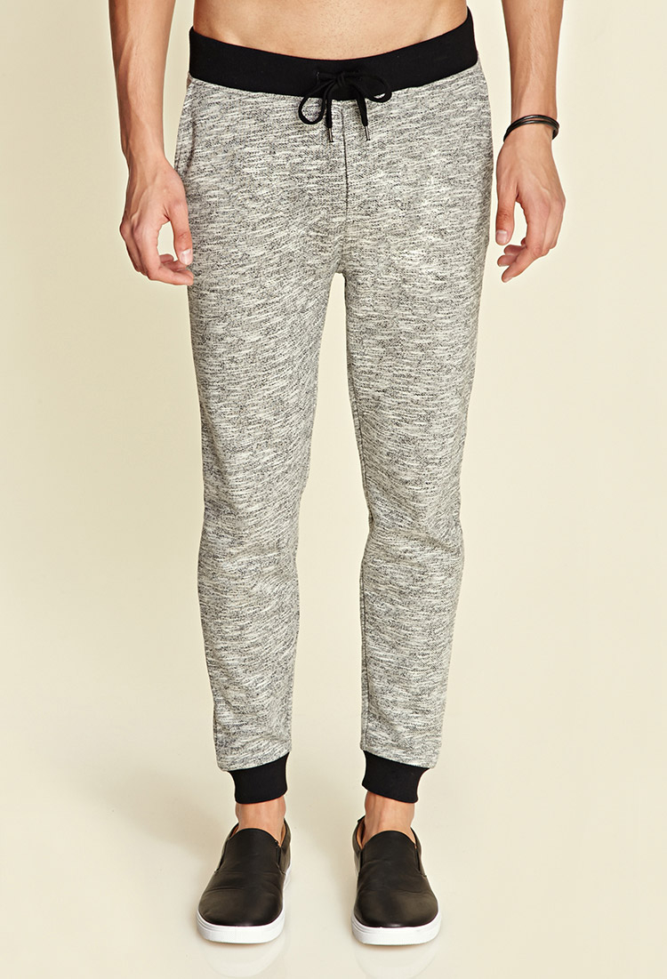 knitted grey joggers