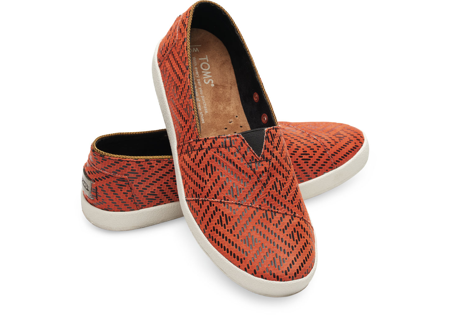 toms womens leather slip on