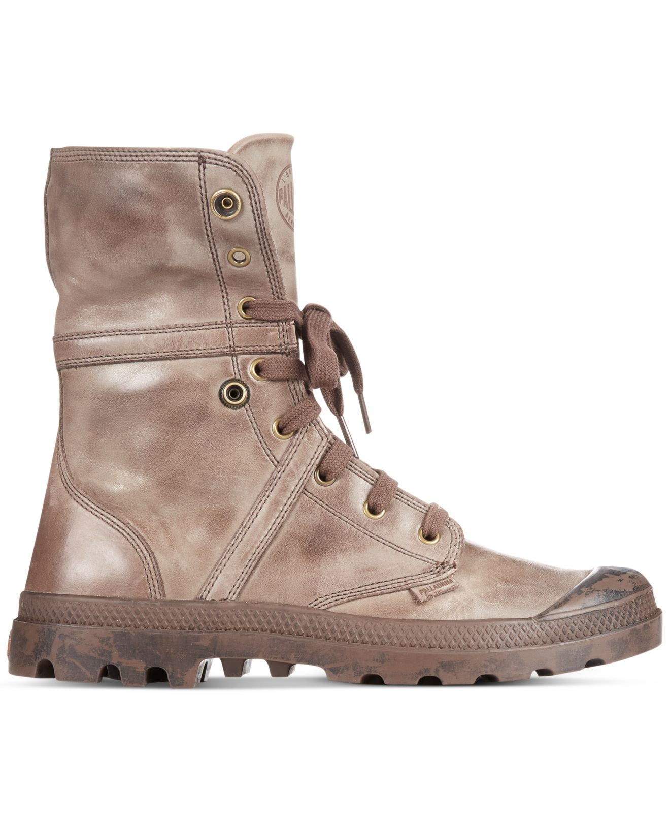 brown palladium boots