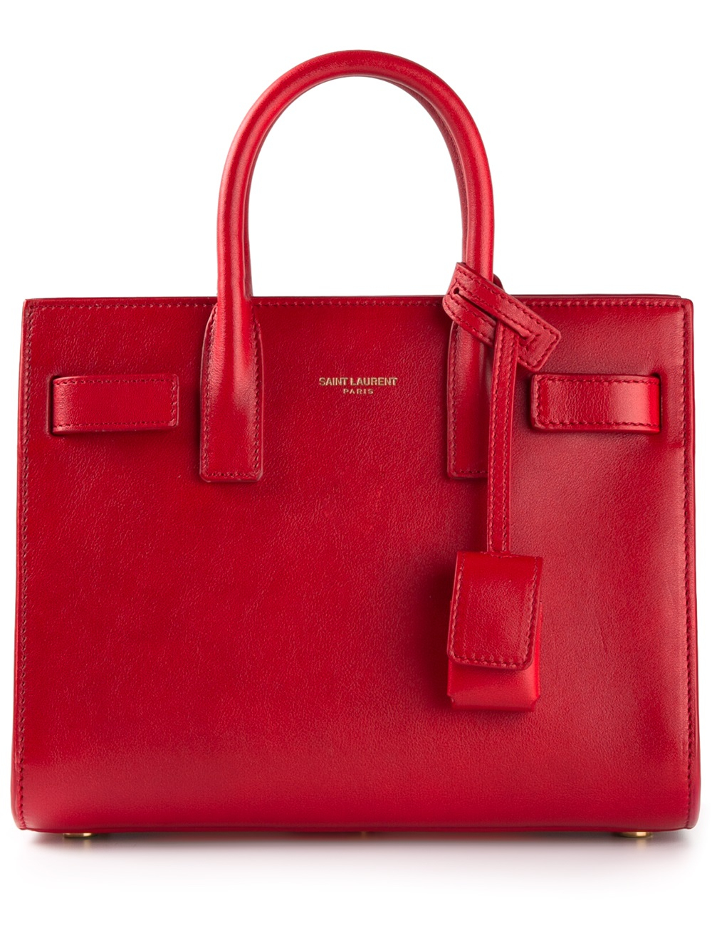 red saint laurent tote