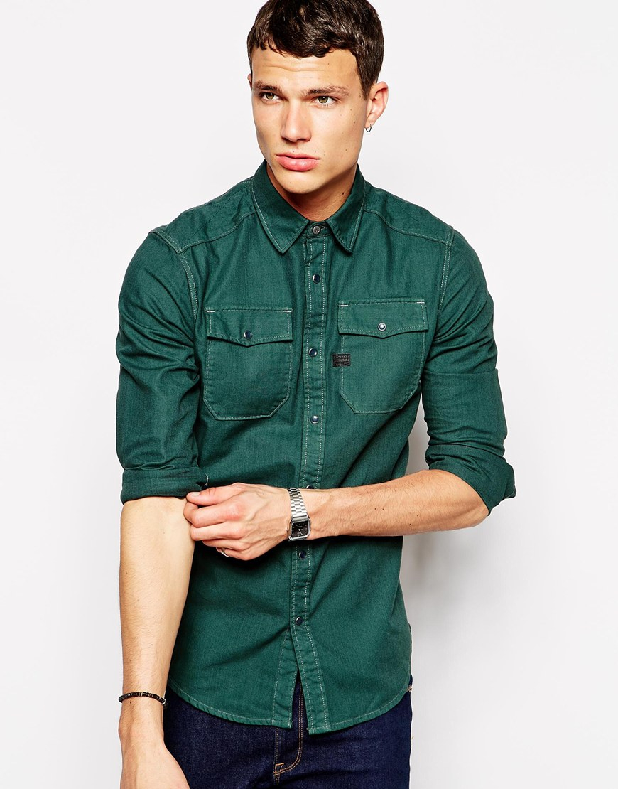 green colour shirts