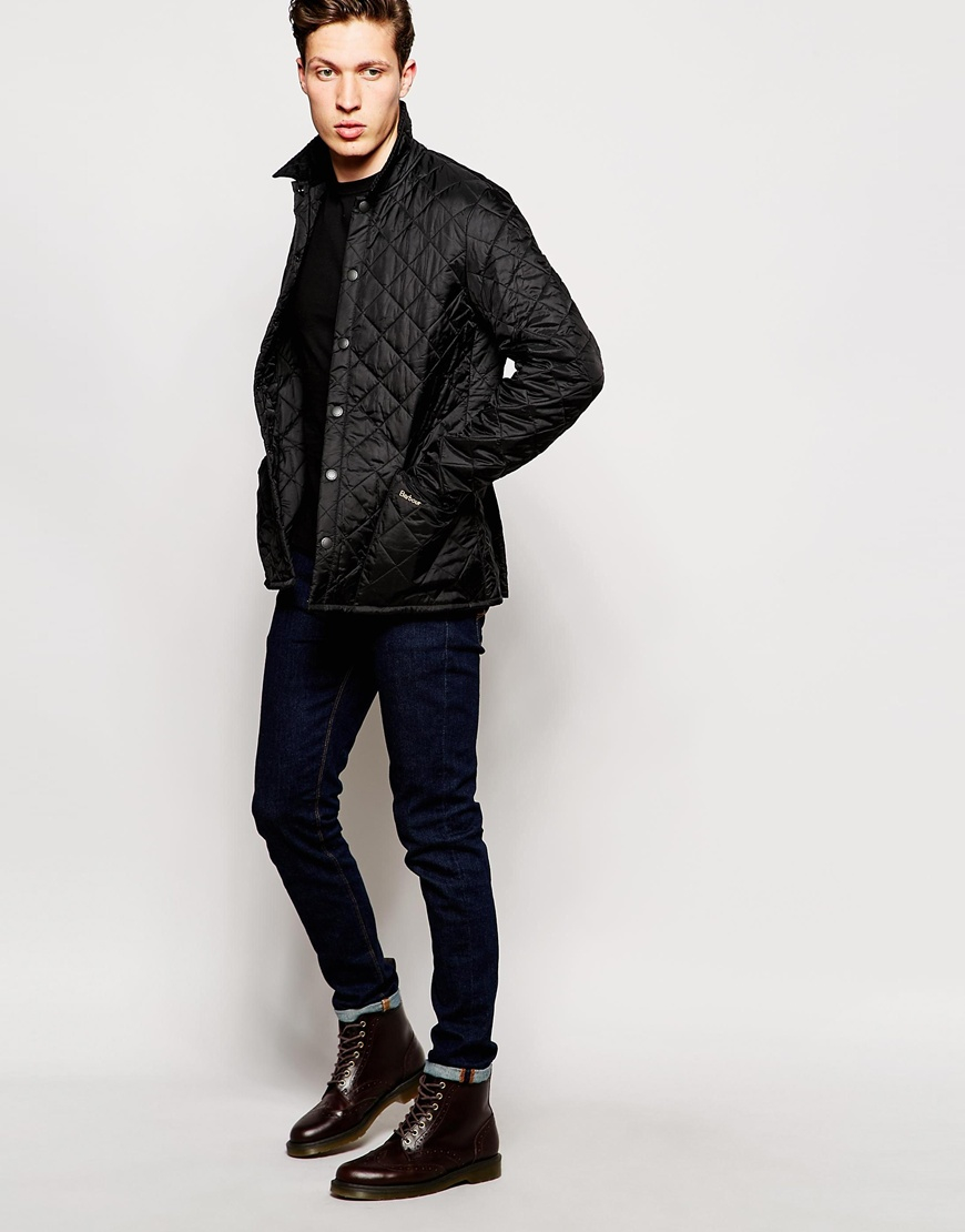 barbour slim fit quilted jacket liddesdale mens Marwood VeneerMarwood