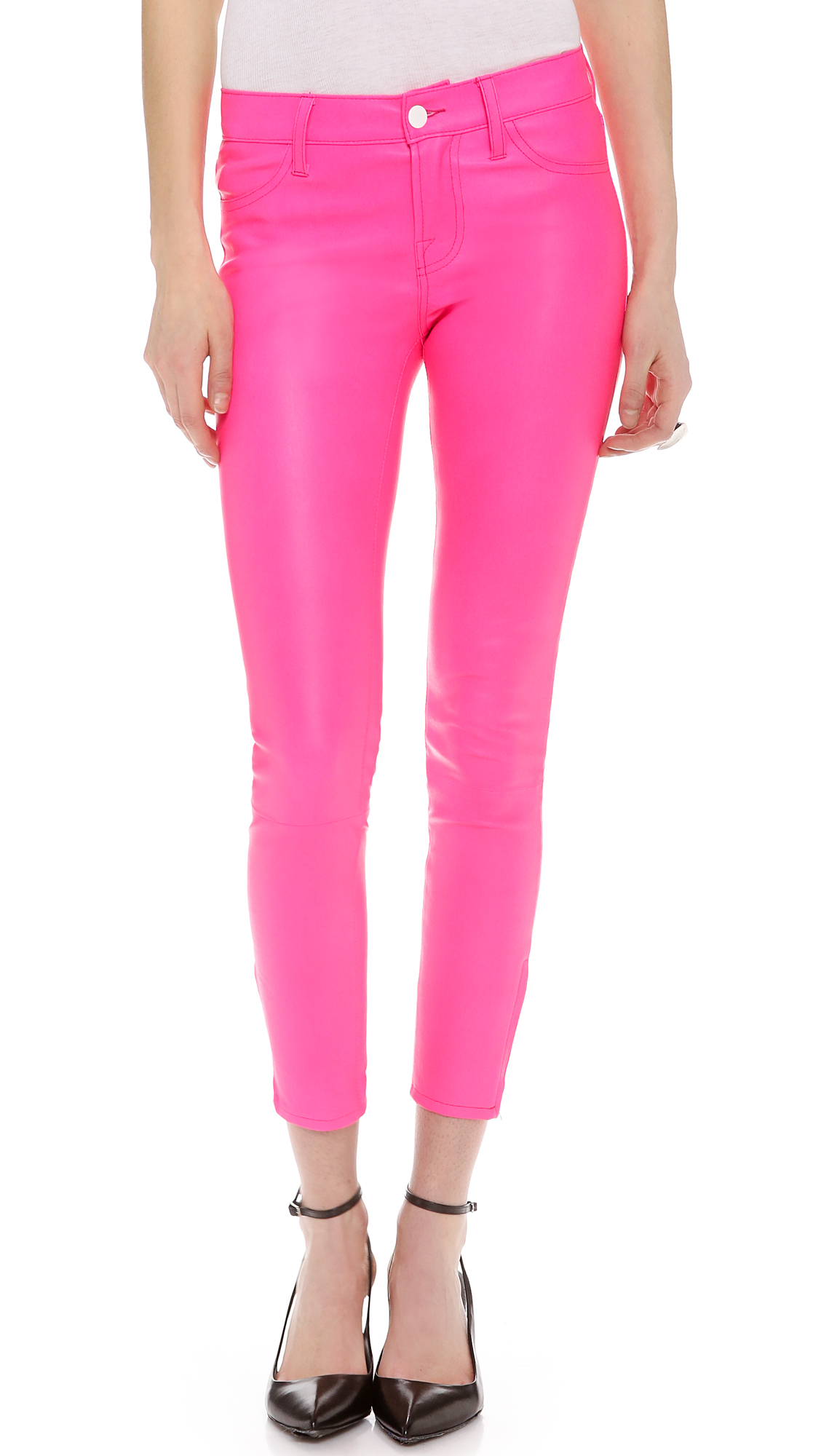 pink tight pants