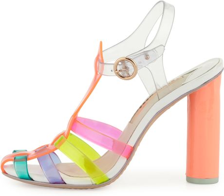 Sophia Webster Coralie Anklewrap Jelly Sandal Multi in Multicolor ...