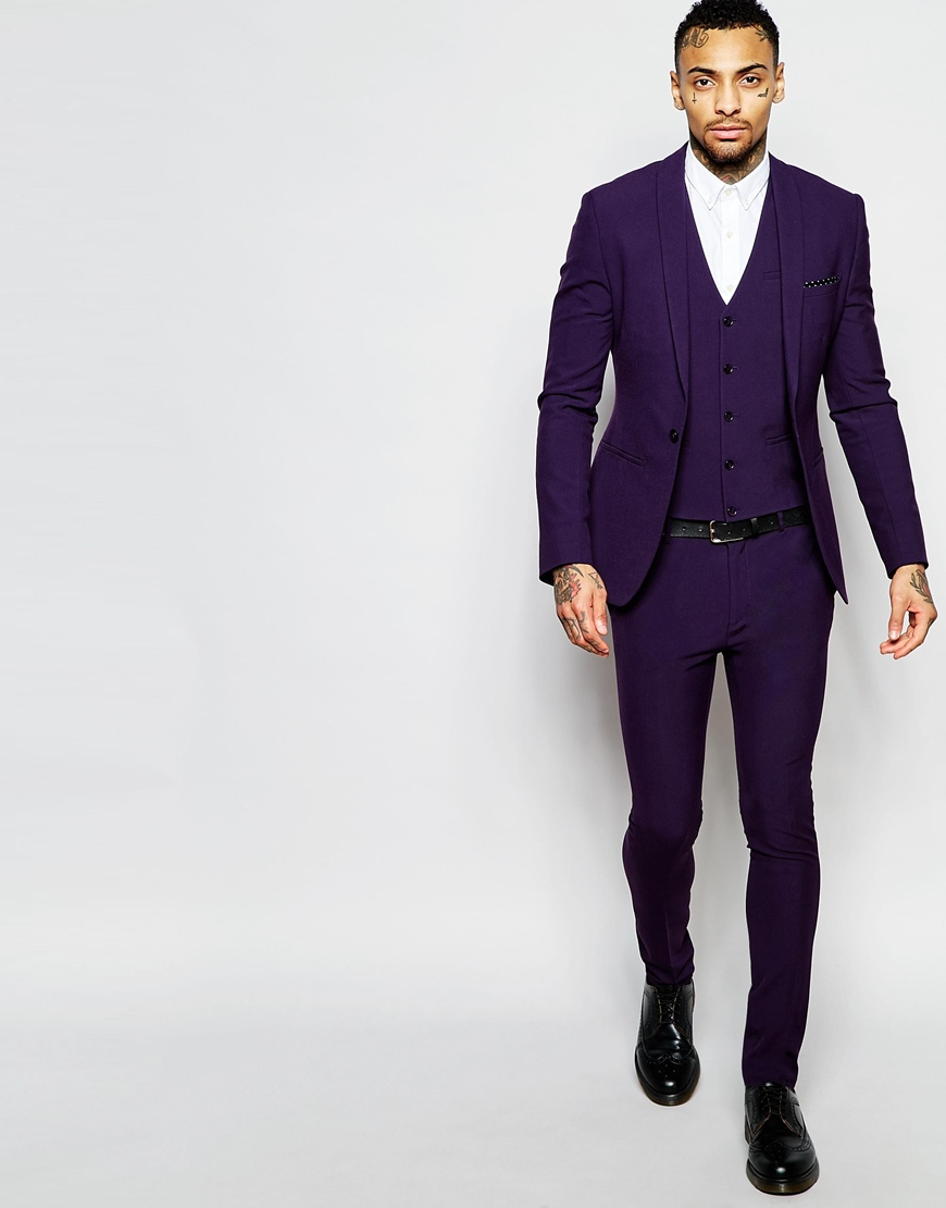 mens super skinny suit