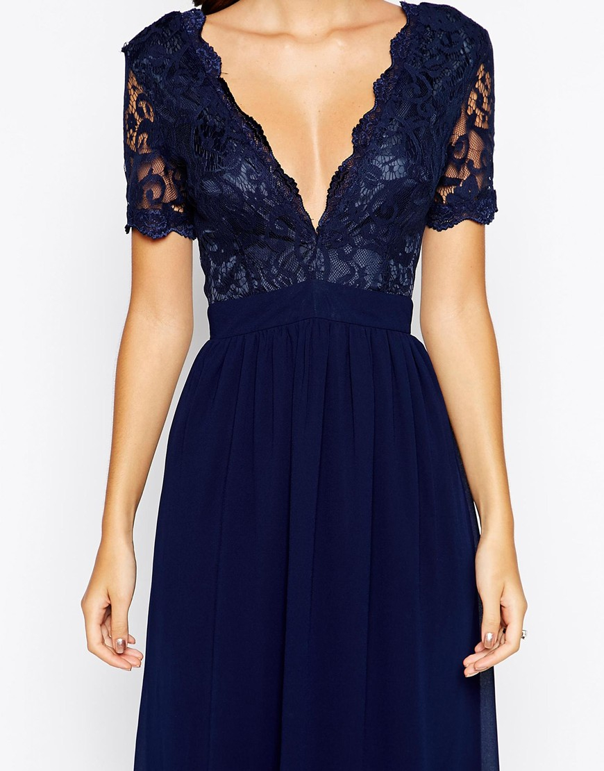 blue lace maxi