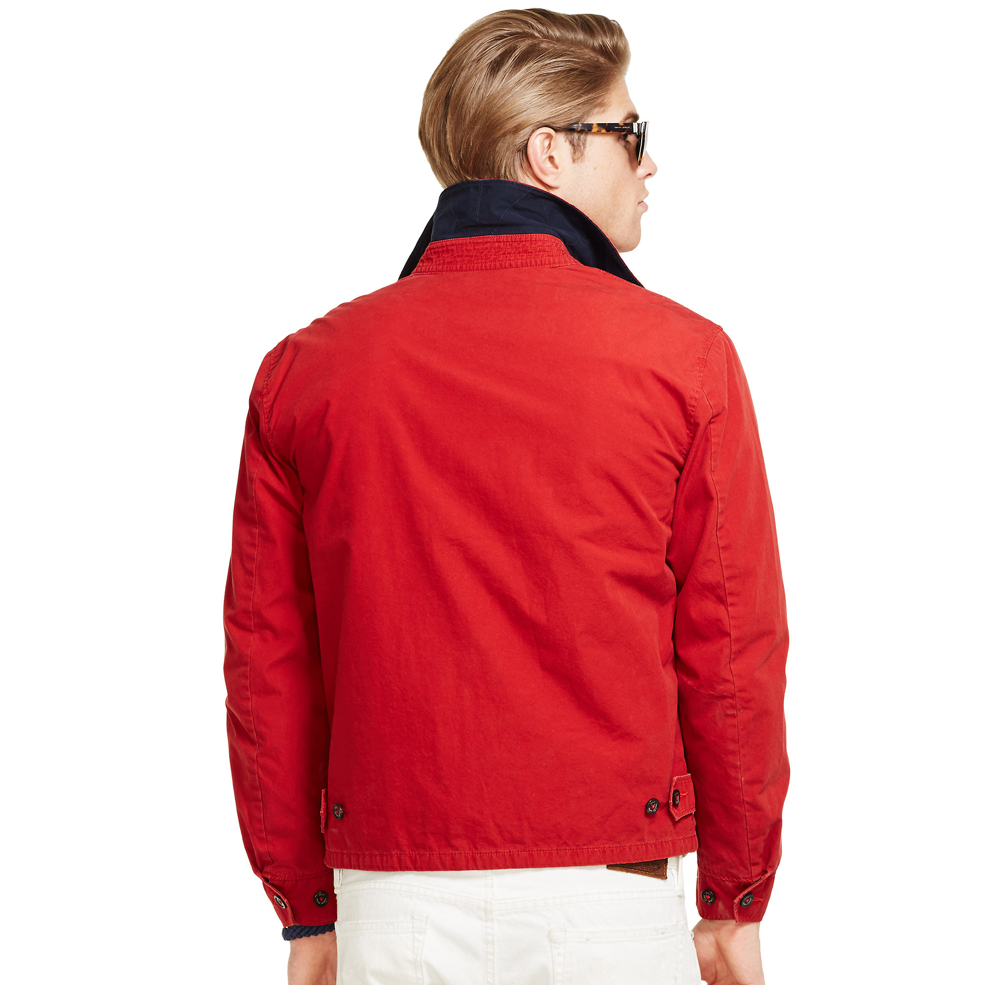 Polo Ralph Lauren Cotton Landon Windbreaker in Red for Men Lyst