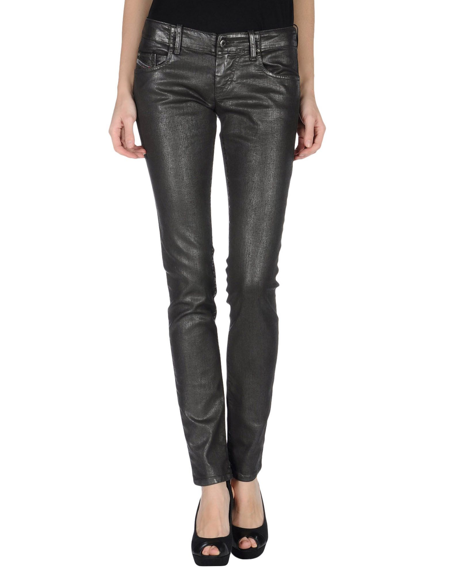 Diesel Denim Pants in Gray (Lead) | Lyst