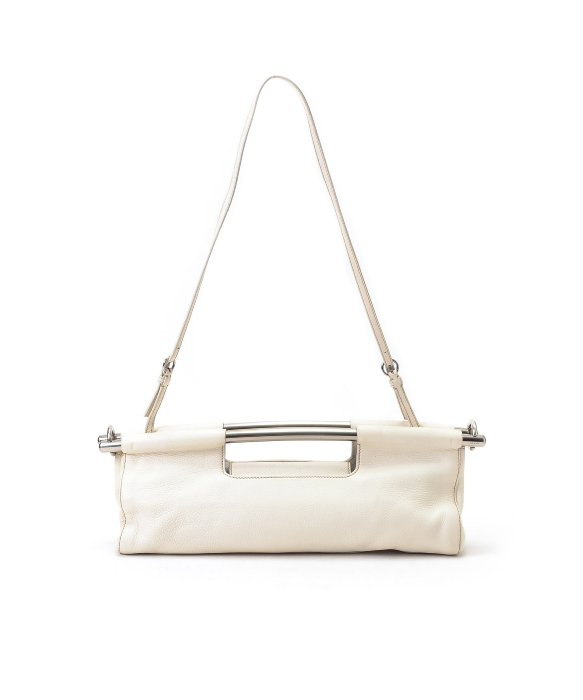 Prada Guaranteed Authentic Pre-Owned Bars Bag in White (ivory) | Lyst  