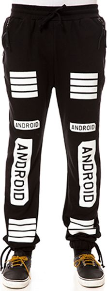 android-homme-black-racer-suit-sweatpant