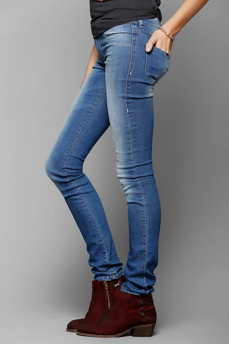 Lyst - Urban outfitters Diesel Livier Flare Jeans in Blue